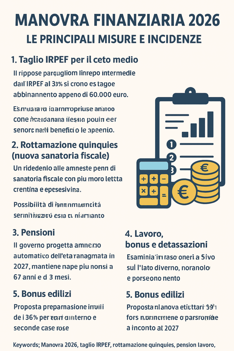 Introduzione alla Manovra Finanziaria 2026